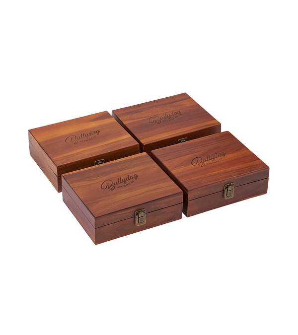 Graze Wood and Metal Wine Set