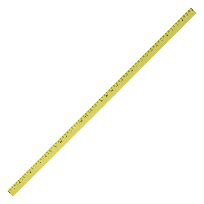 Fluorescent Colorful Enameled Yardstick