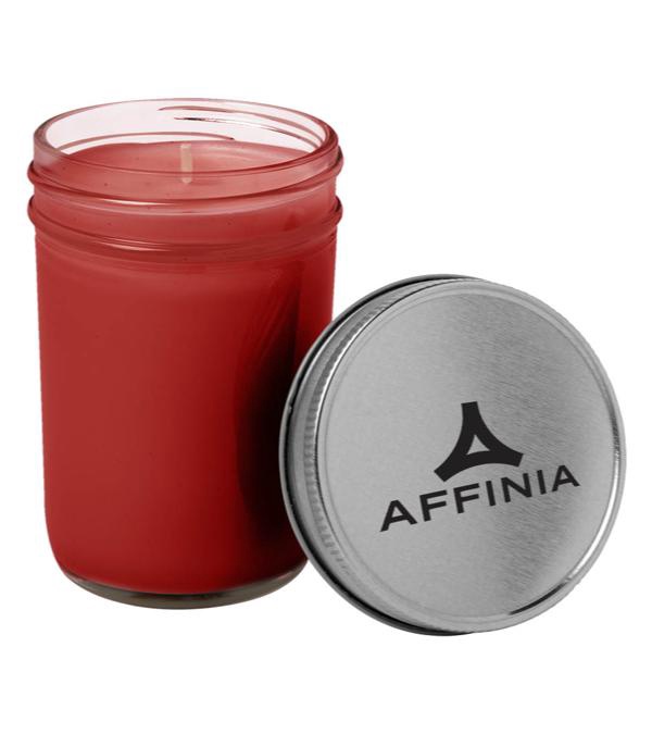 Jelly Jar Candle with Silver Lid