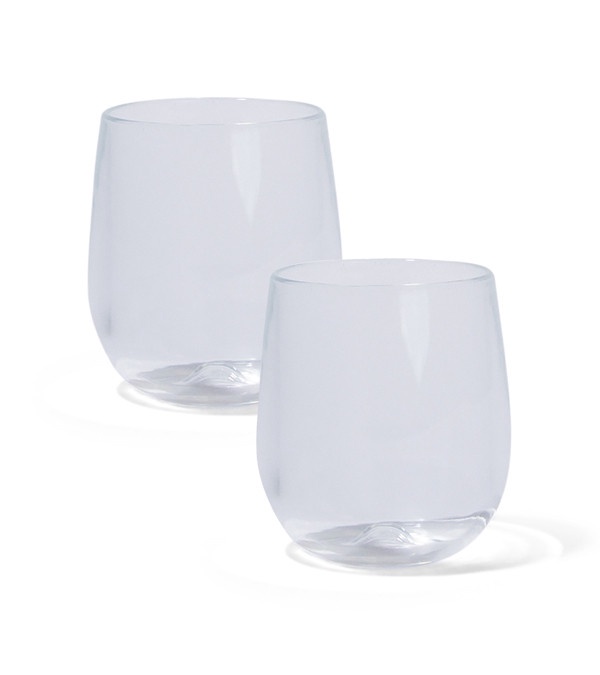 Silipint® Clear Stemless Wine Glass - 12 oz.