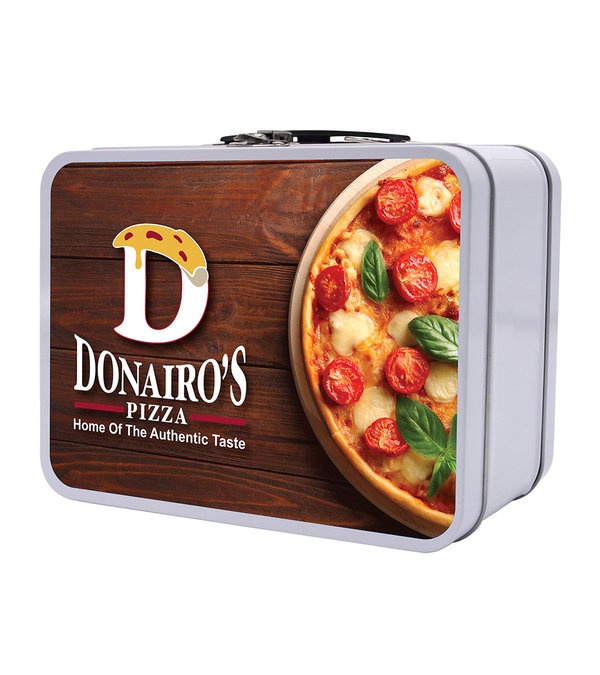 Thin Retro Lunch Box