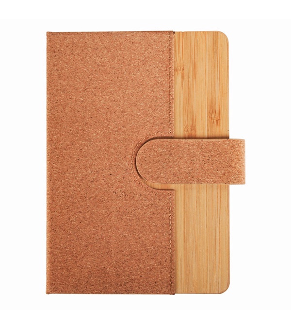 Cork And Bamboo Notebook / Journal With FSC Certified Paper