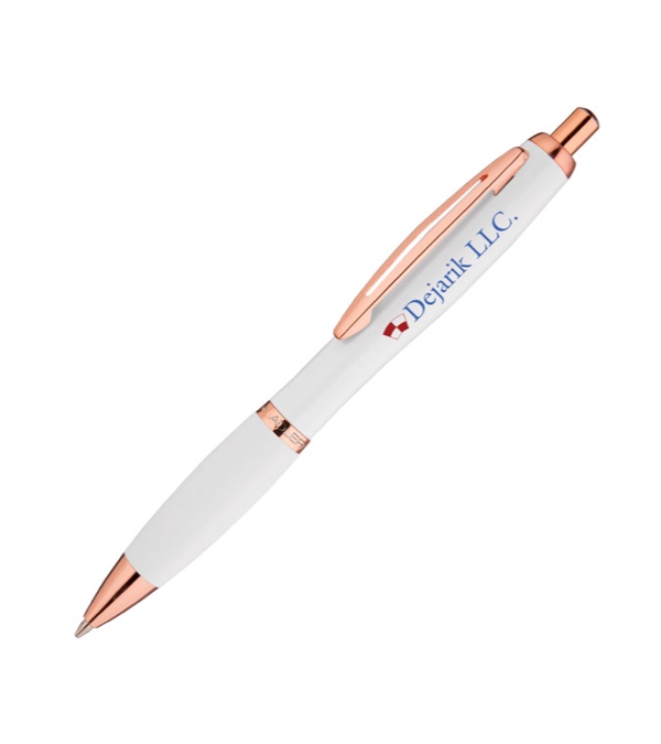 Bel Arte Rose Gold Pen - Full Color Imprint