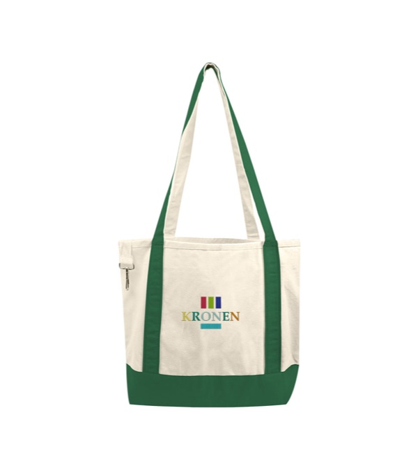 Embroidered Small Accent Boat Tote Bag