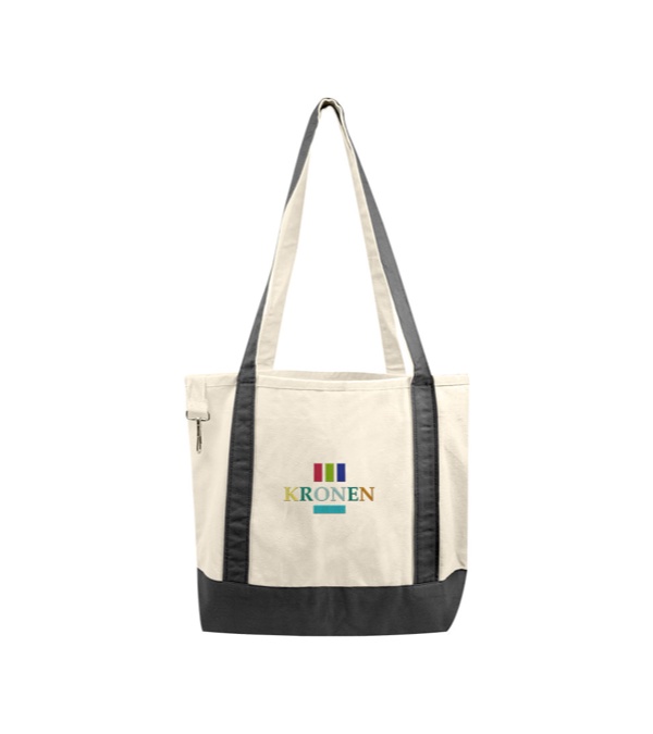 Embroidered Small Accent Boat Tote Bag