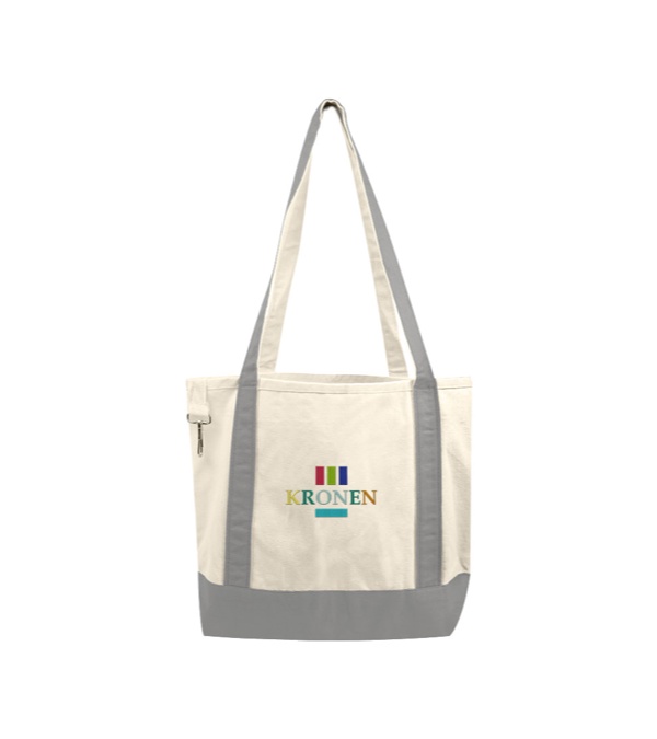 Embroidered Small Accent Boat Tote Bag