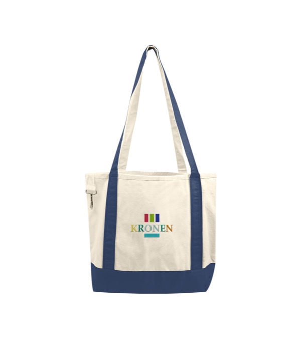 Embroidered Small Accent Boat Tote Bag