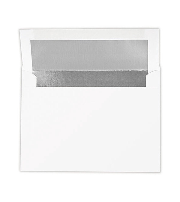 Premium Silver Trees Holiday Card