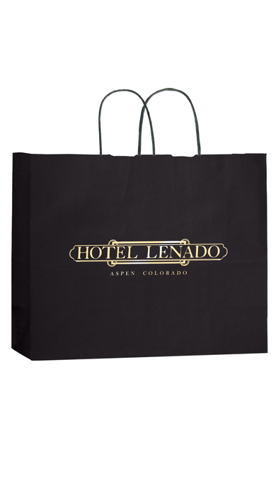 Matte 16" x 6" x 13" Personalized Shopping Bags