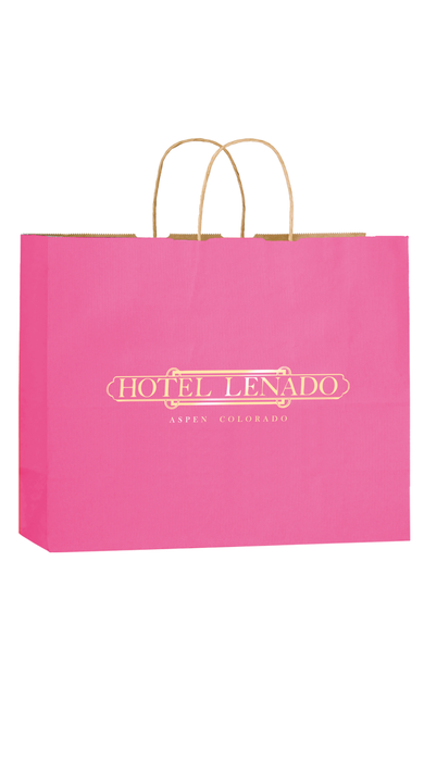 Matte 16" x 6" x 13" Personalized Shopping Bags