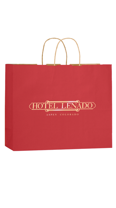 Matte 16" x 6" x 13" Personalized Shopping Bags