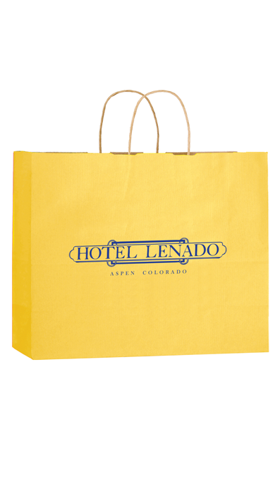 Matte 16" x 6" x 13" Personalized Shopping Bags