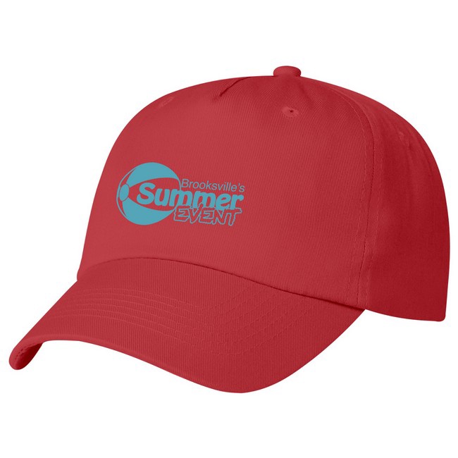 5 Panel Polyester Promotional Caps