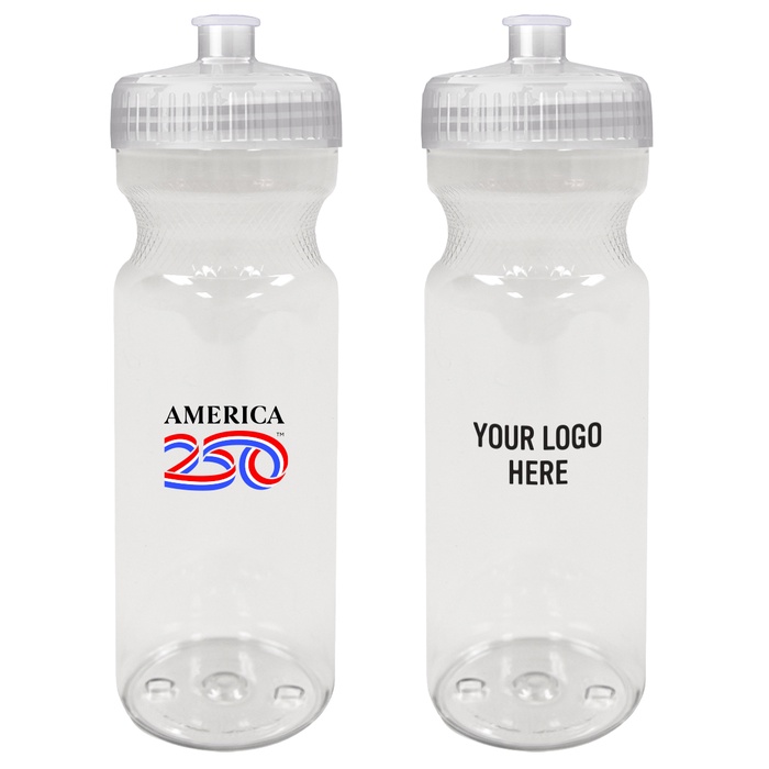 America250™ 28 Oz. Poly-Clear™ Fitness Bottle