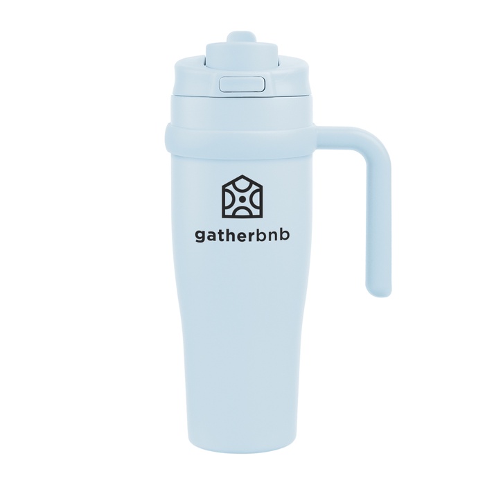 30 Oz. Apex Sip & Chug Recycled Stainless Steel Tumbler