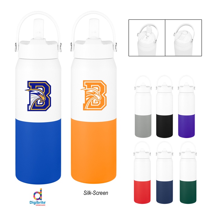 26 Oz. Halftime Two-Tone Recycled Stainless Steel Bottle