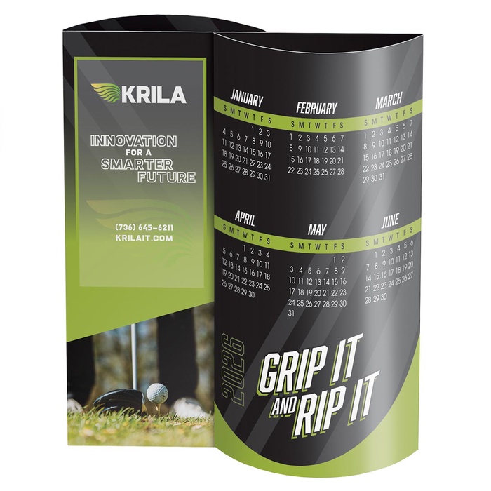 Golf Wave Desk Calendar