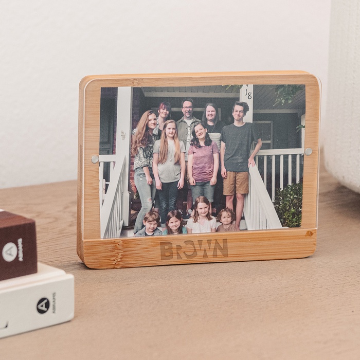 4" X 6" Holliston Bamboo Photo Frame