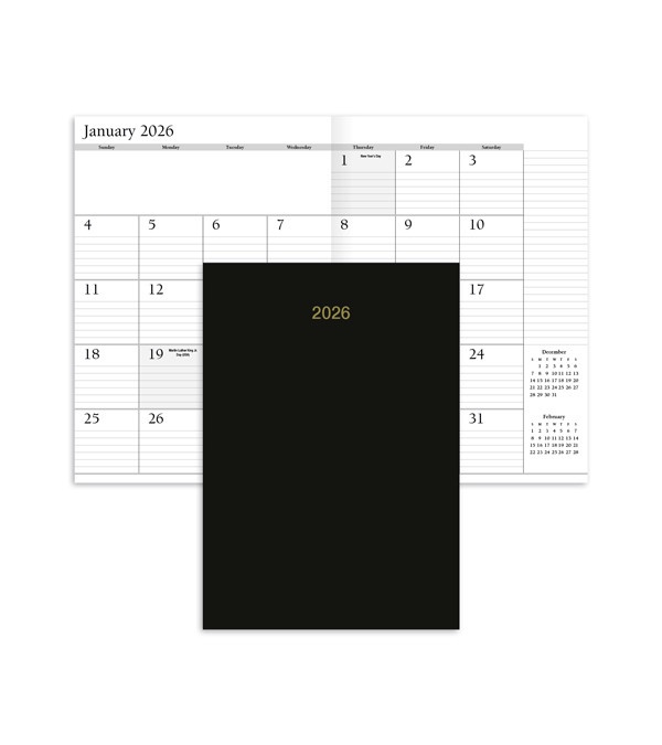 Leatherette Planner 2026