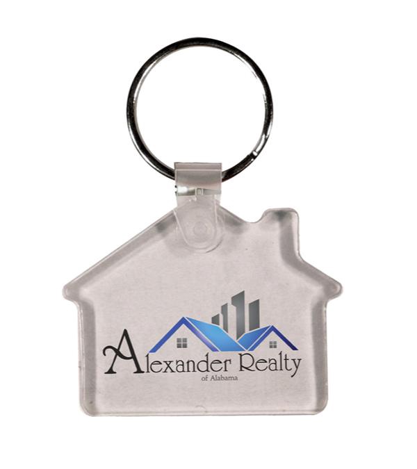 House Soft Key FOB - Full Color Imprint