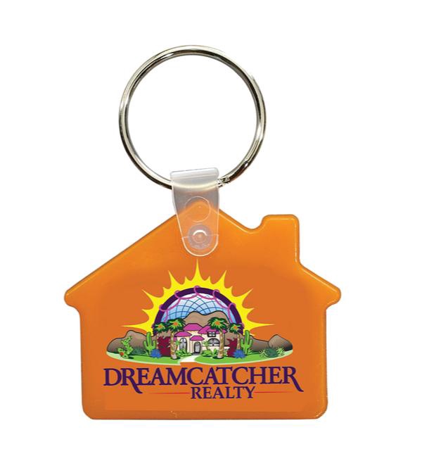 House Soft Key FOB - Full Color Imprint
