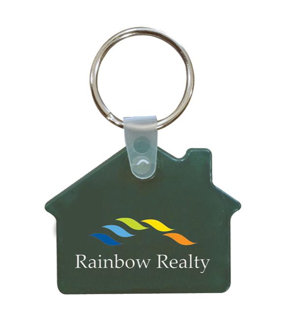House Soft Key FOB - Full Color Imprint