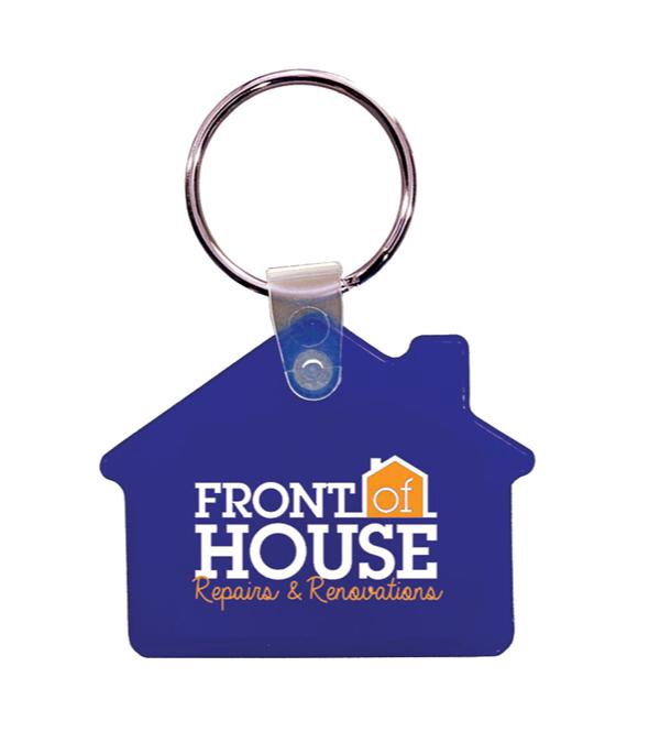 House Soft Key FOB - Full Color Imprint