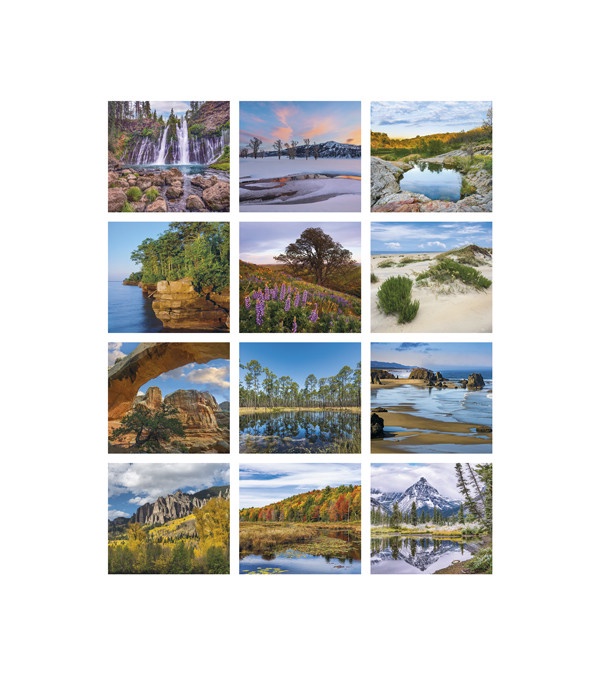 Landscapes of America - Mini Wall Calendar