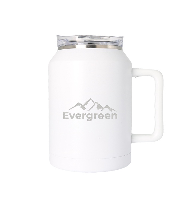 50 oz. Colossus of Rhodes Vacuum Mug - Laser Engraved