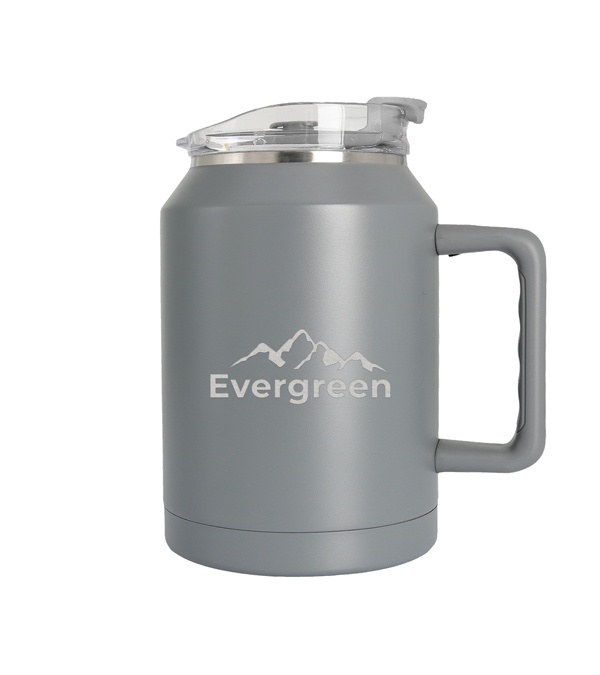 50 oz. Colossus of Rhodes Vacuum Mug - Laser Engraved