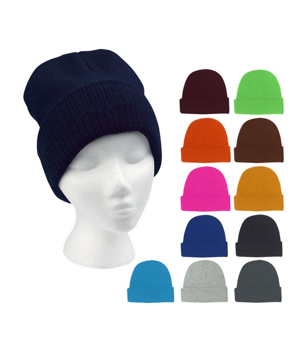 Knit Beanie with Cuff