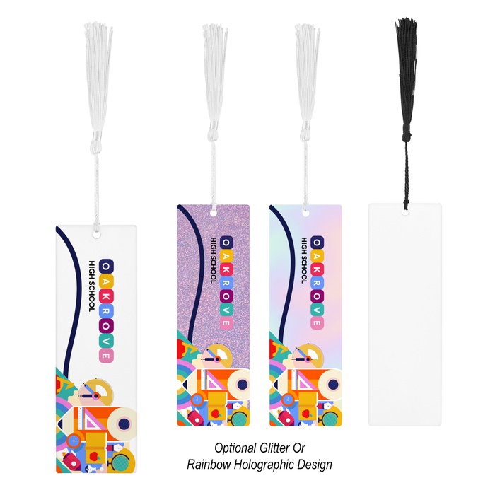 Acrylic Bookmark With Tassel - Large