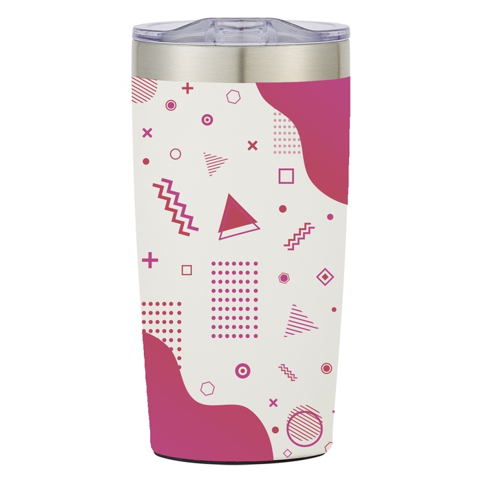 Happy Holidays 20 Oz. Full Color Two-Tone Himalayan Tumbler With Custom Window Box