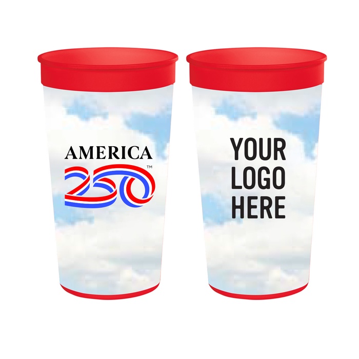 America250™ 32 Oz. Full Color Big Game Stadium Cup