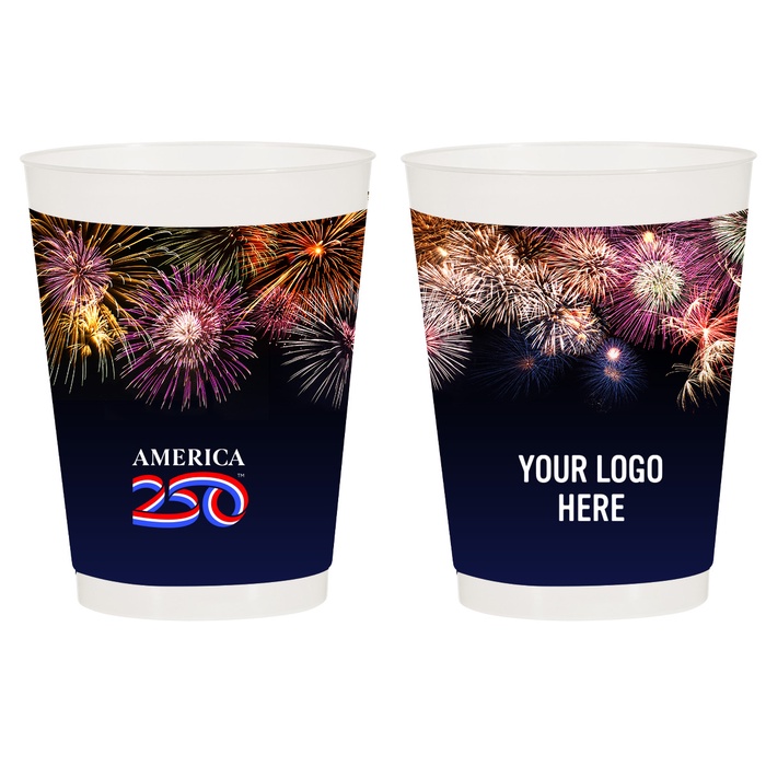 America250™ 16 Oz. Full Color Frost Flex Stadium Cup