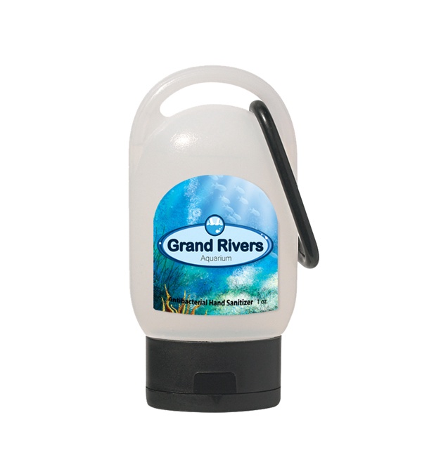 1 oz. Gel Hand Sanitizer with Carabiner