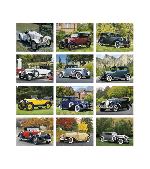 Antique Autos Wall Calendar