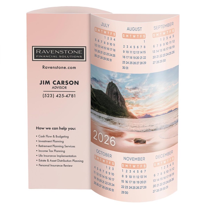 Beach Wave Desk Calendar