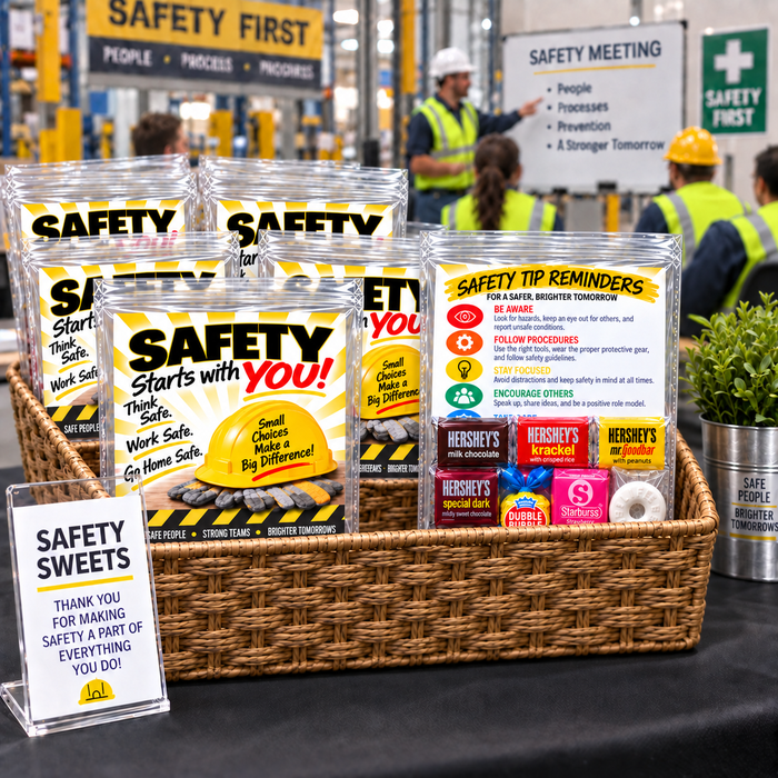 Safety Starts With You Reminder Candy Treat Kit