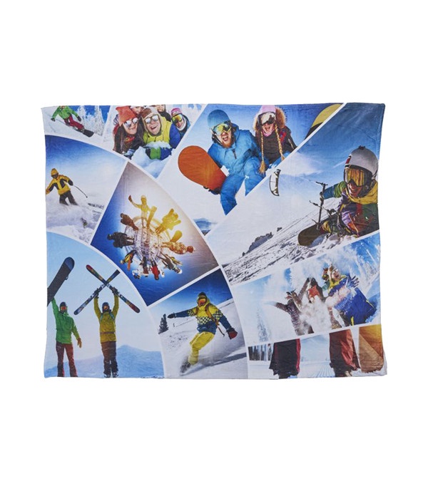 100% Polyester Mini Epic Plush Sublimated Blanket