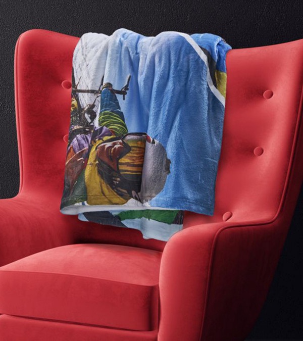 100% Polyester Mini Epic Plush Sublimated Blanket