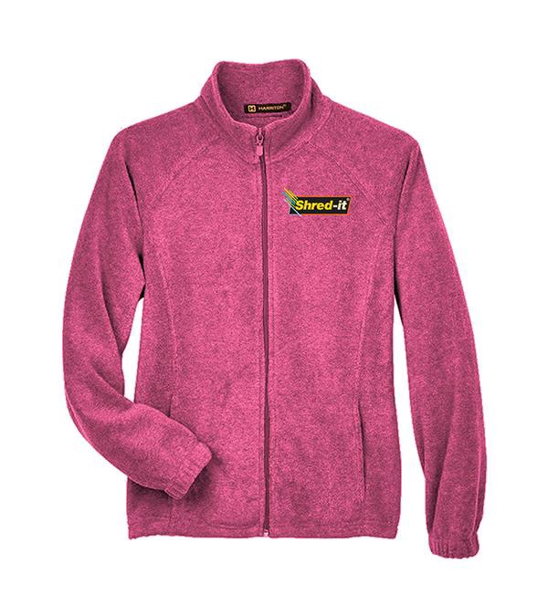 Harriton® Ladies 8 oz. Full-Zip Fleece - Embroidered