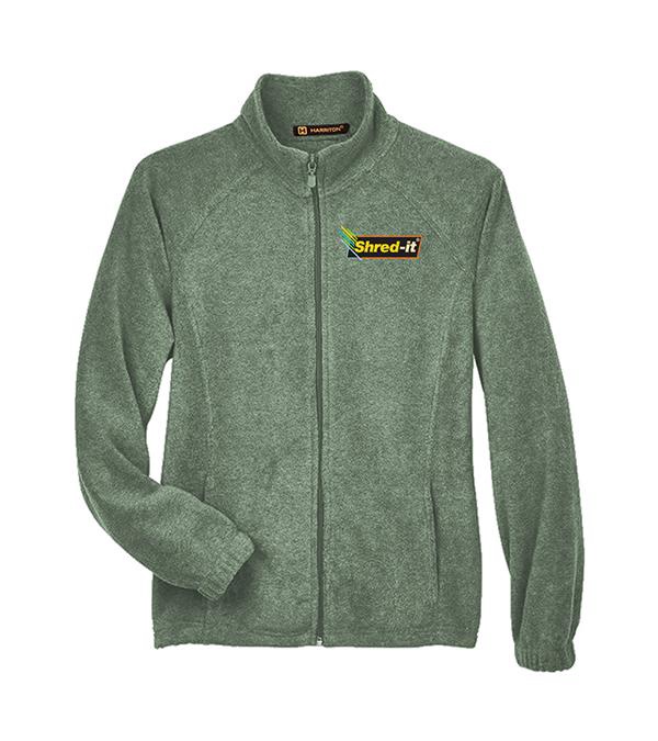 Harriton® Ladies 8 oz. Full-Zip Fleece - Embroidered
