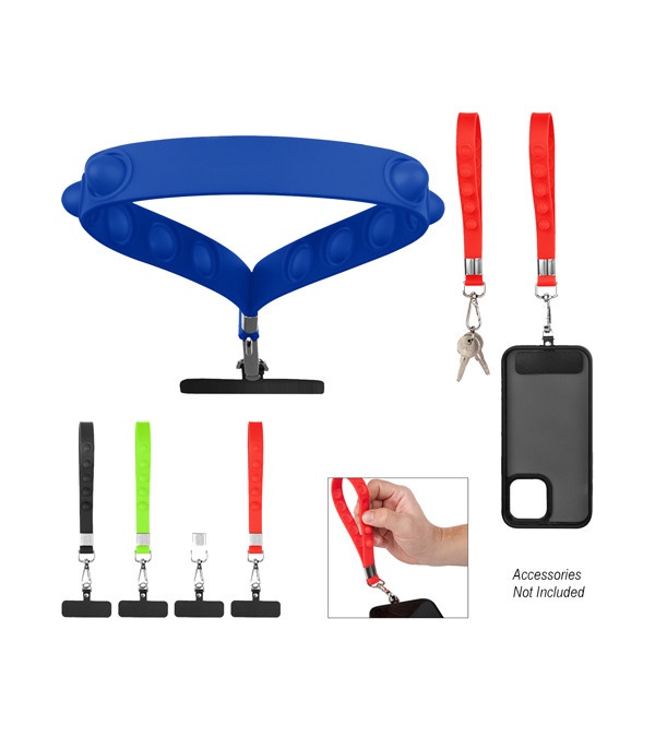 Push Pop Phone Tether Wristlet