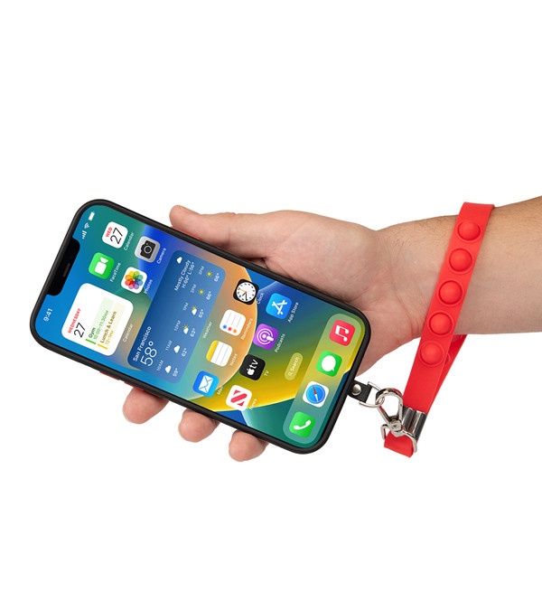 Push Pop Phone Tether Wristlet