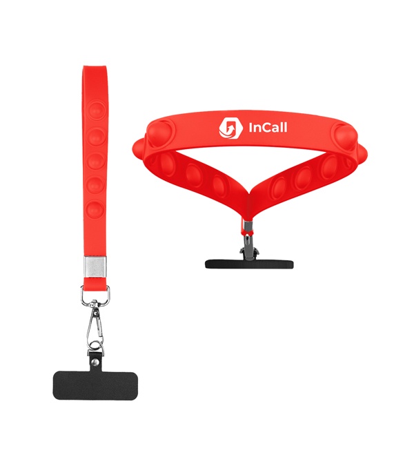 Push Pop Phone Tether Wristlet