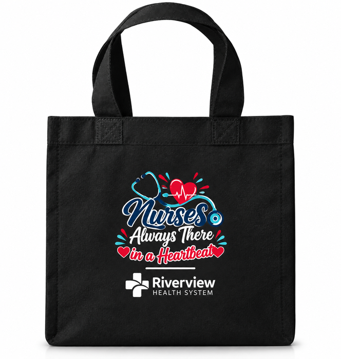 Nurses Mini Cotton Gift Tote with Personalization