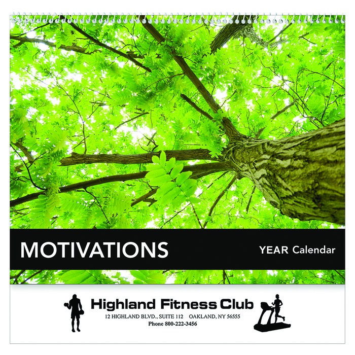 2026 Motivations Wall Calendar - Spiral