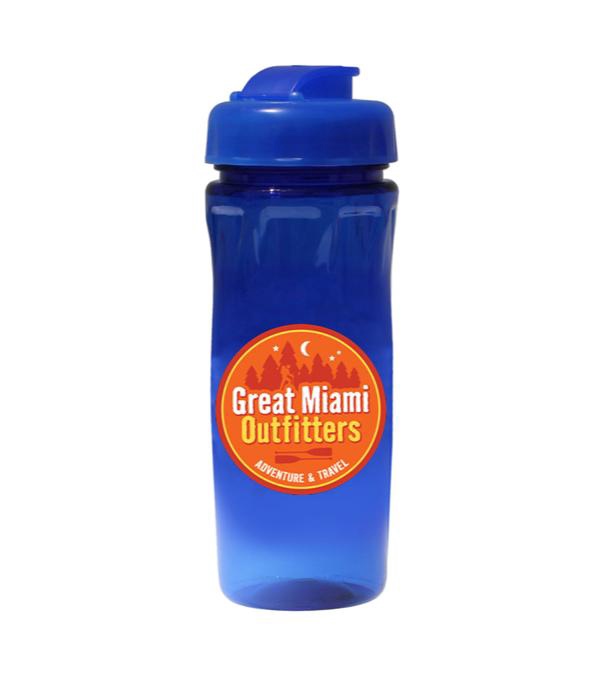 18 oz. Poly-Saver Bottle - Full Color Imprint