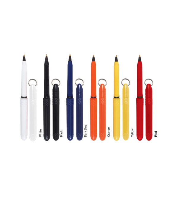 Pokka® Pocket Pen with Key Ring - Screen Print